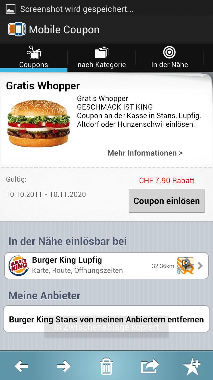 Mobile Coupon