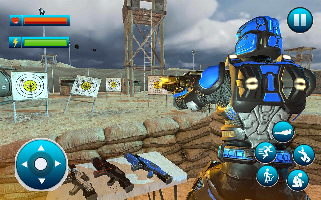 Futuristic Special Forces Robo