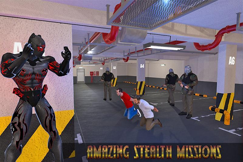 Multi Panther Hero Crime City Battle