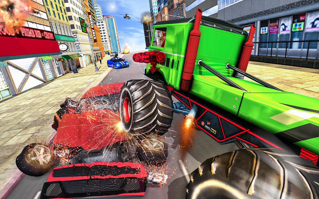 US Army Monster Truck Robot Transformation