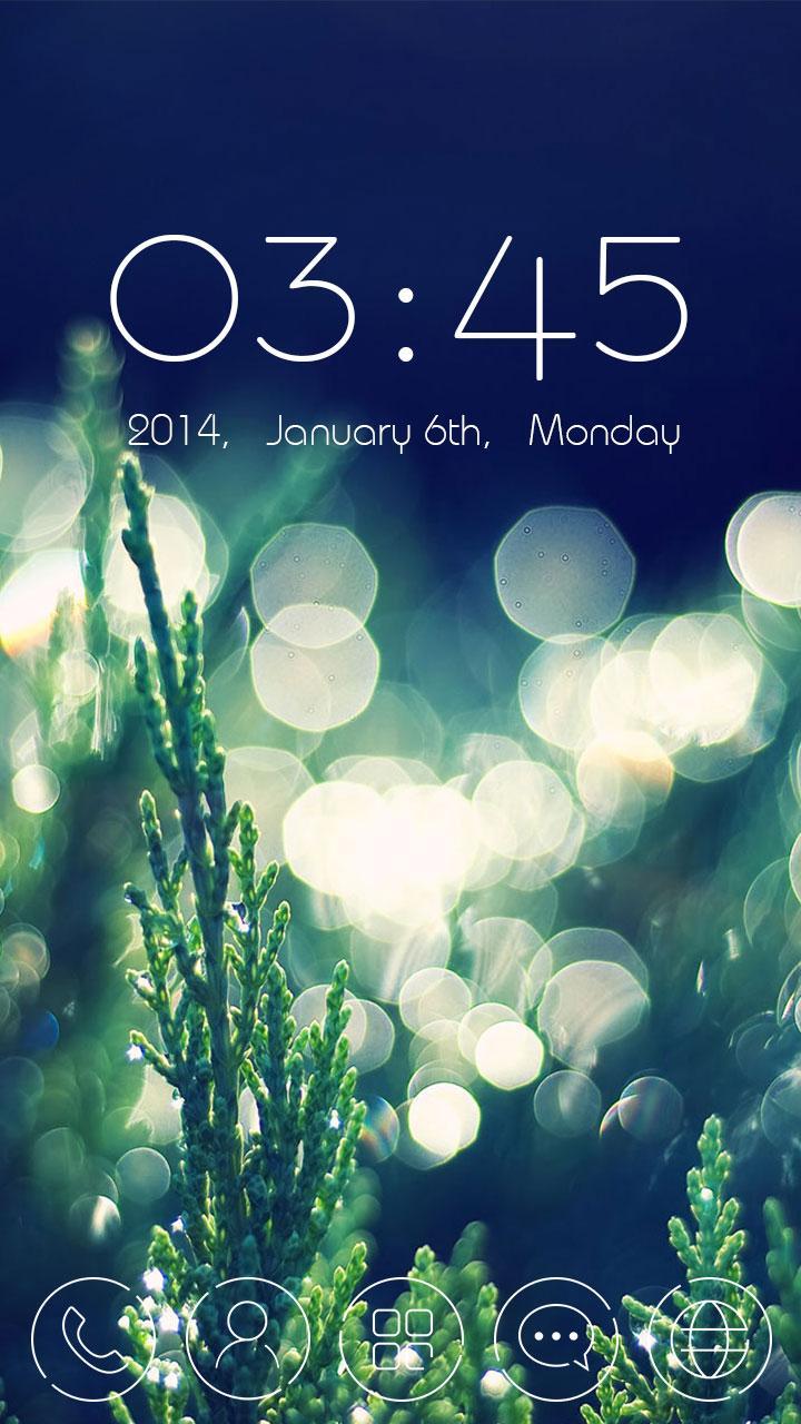 Violet GO Launcher Theme