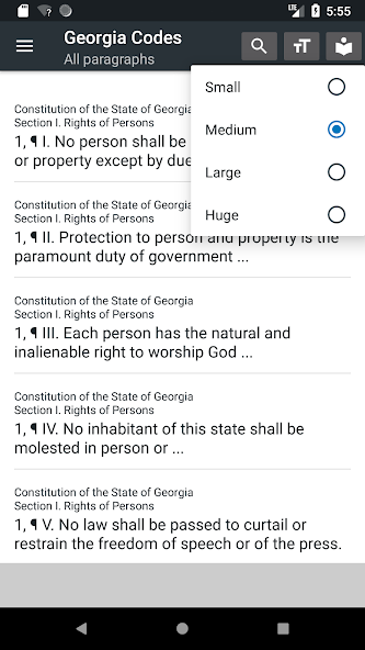 Georgia All Codes