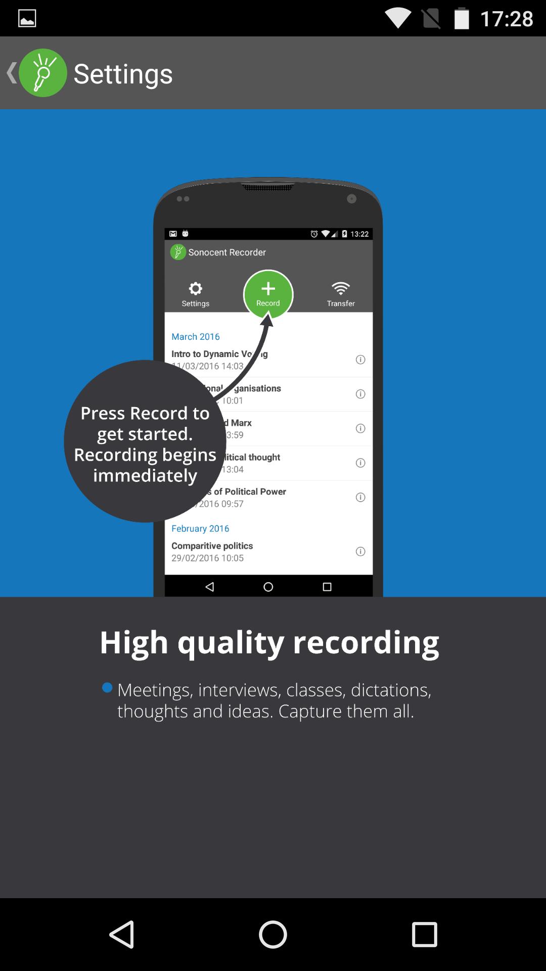 Sonocent Recorder