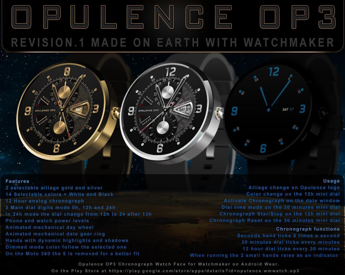Opulence OP3 for Watchmaker