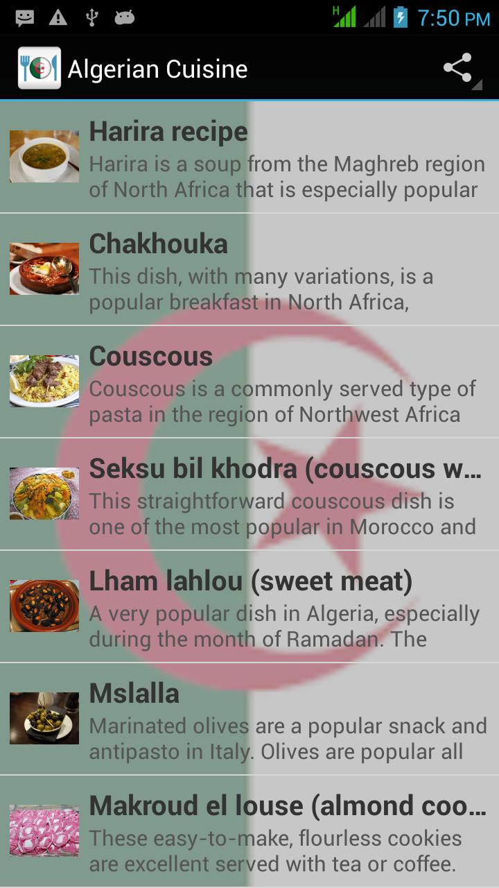 Algerian Food and Cuisine