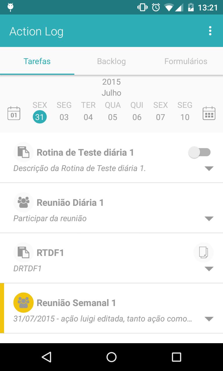 eAction Log