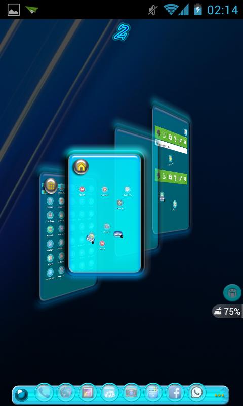 TSF Shell Theme Blue Sky HD