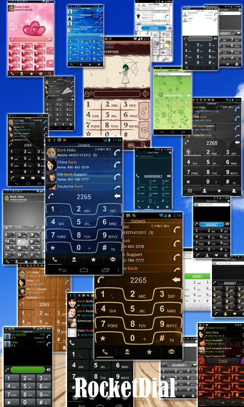 RocketDial Map Black Theme