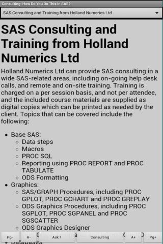 Consulting: Do This in SAS?