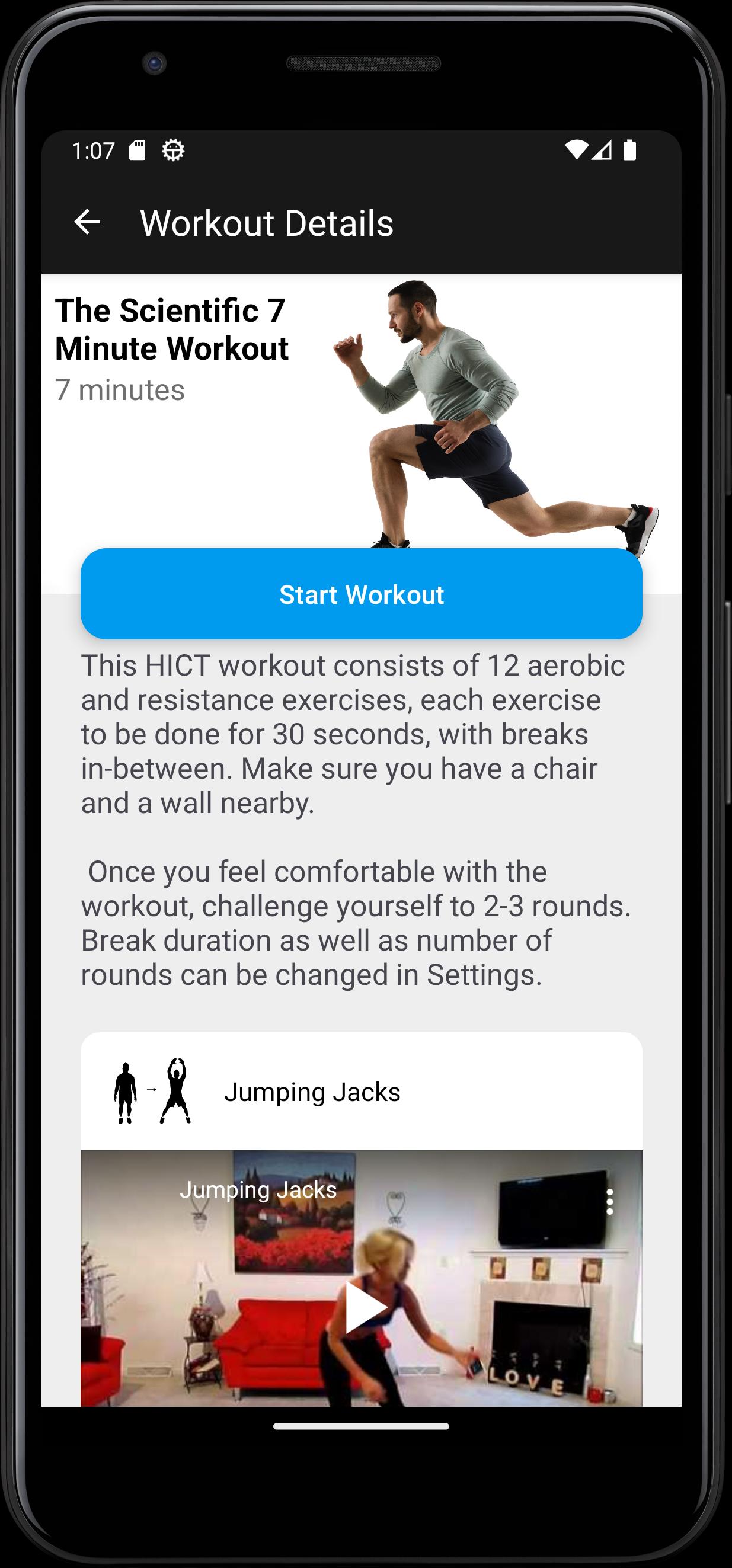 Scientific 7 Minute Workout