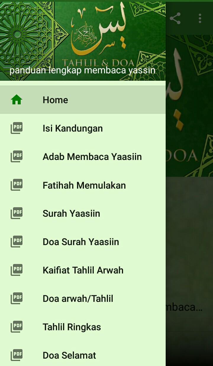 Surah Yaasiin : Tahlil & Doa