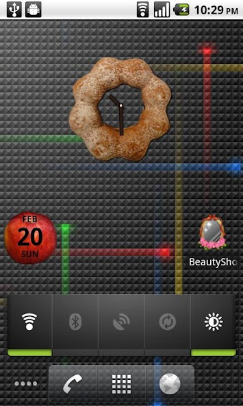 Donut Clock Widget Lite
