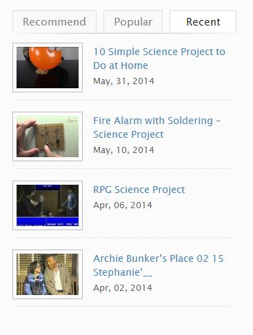 Science Project Videos