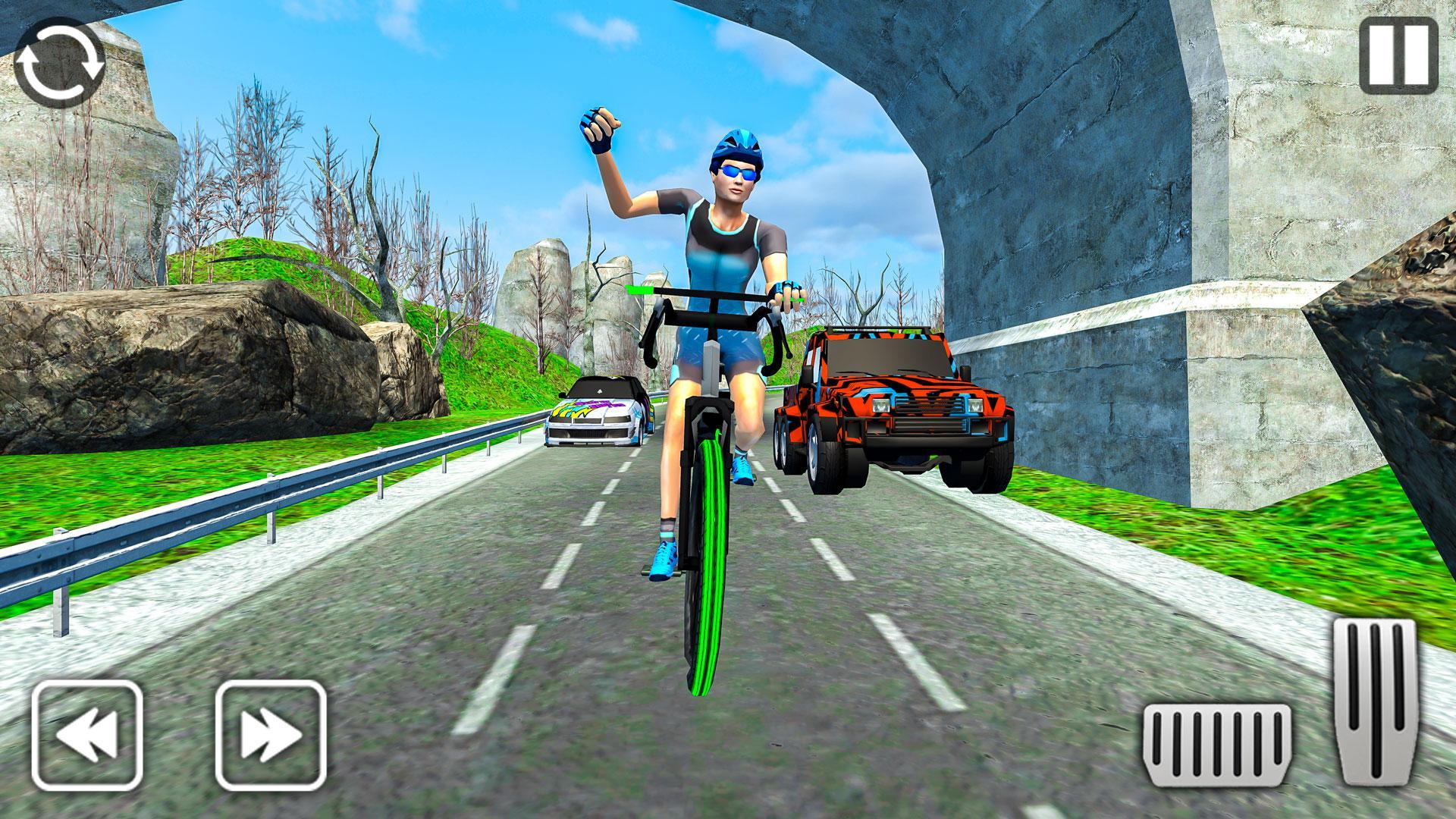 Light Bike Fearless BMX Racing Rider
