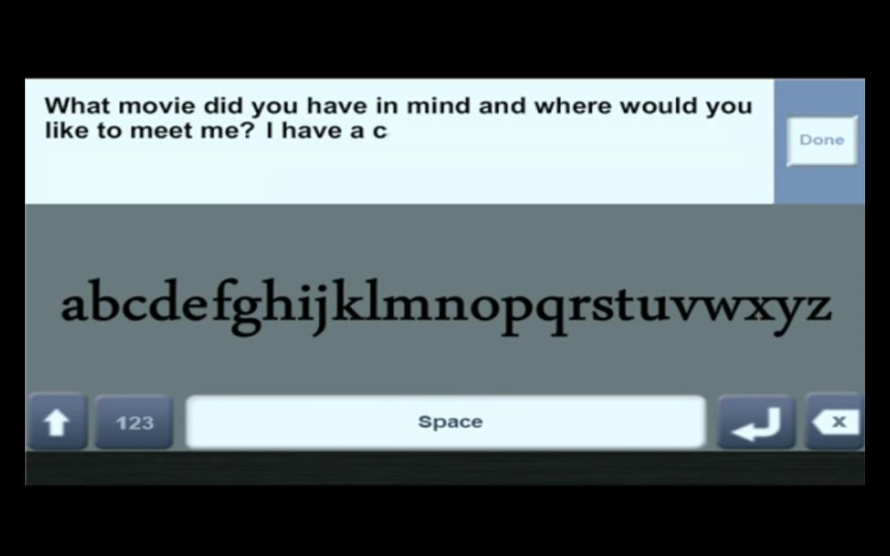 Touch Text Keyboard