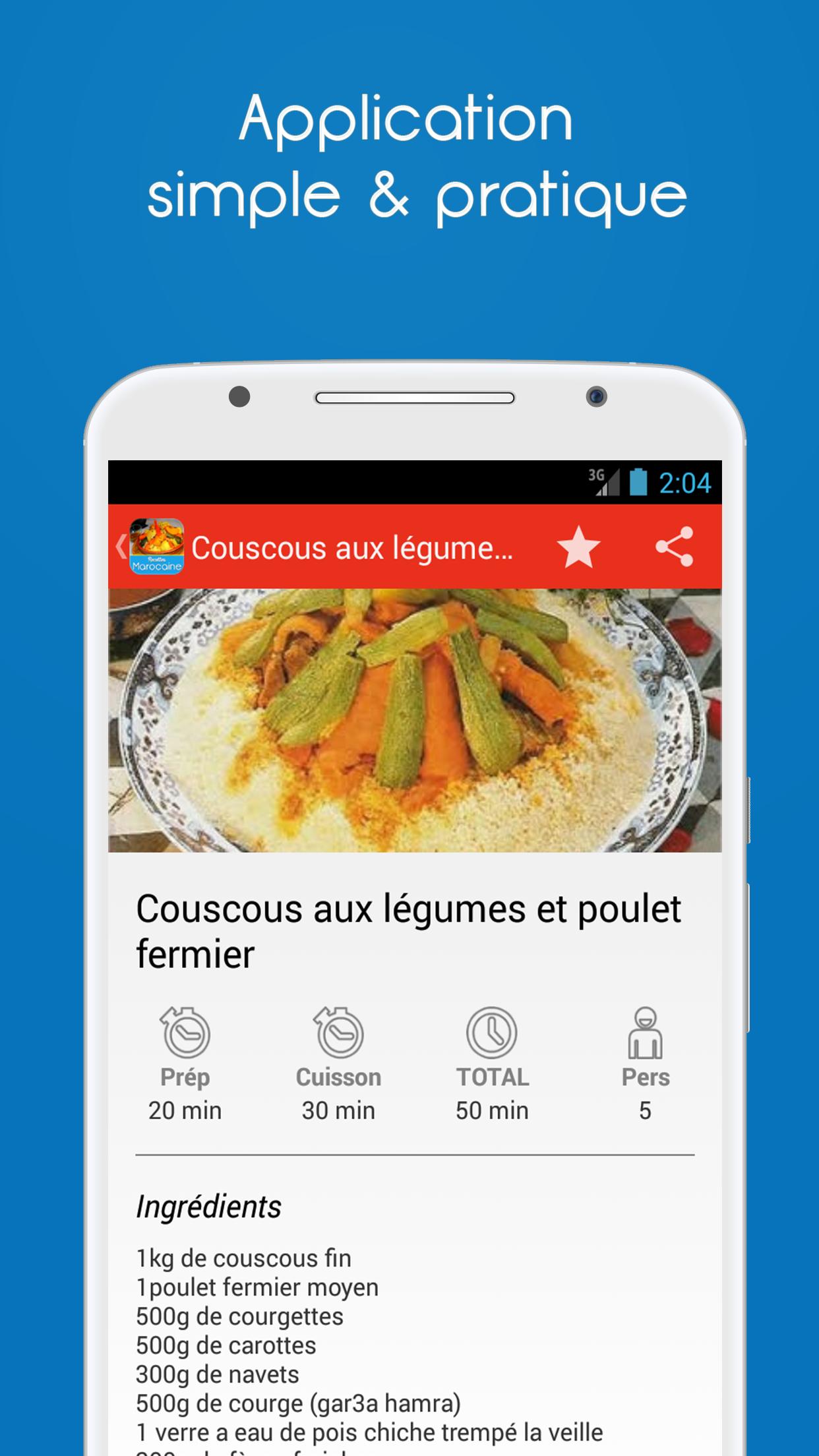 Recettes Marocaine