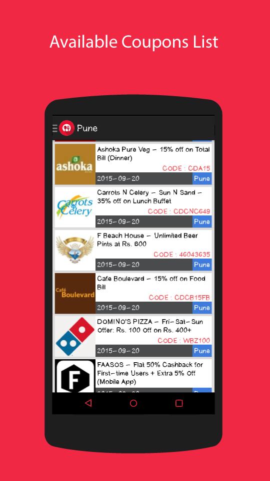 Food Coupons