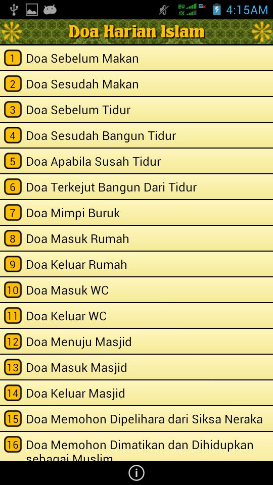 Doa Harian Islam