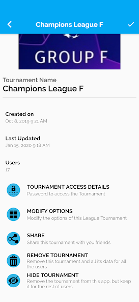 Tournament Manager