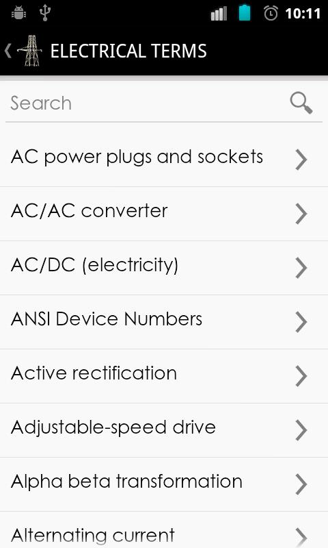Electrical Terms