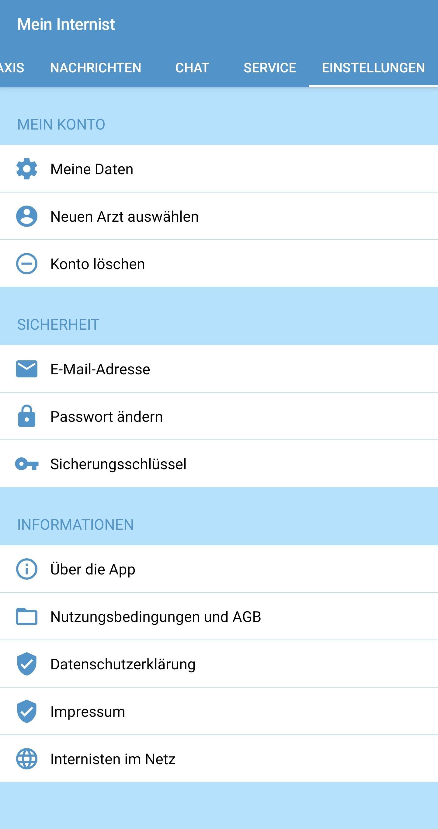 PraxisApp - Mein Internist