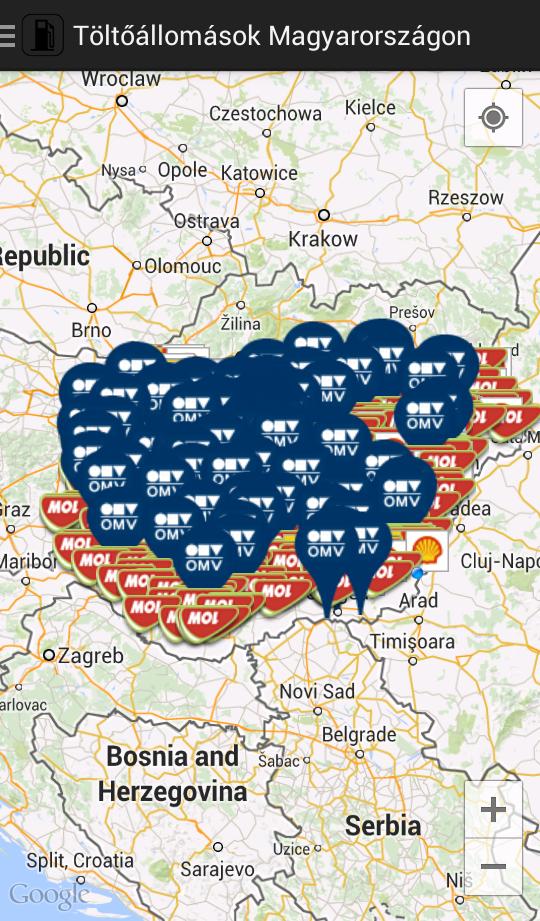 Gas Stations in Hungary