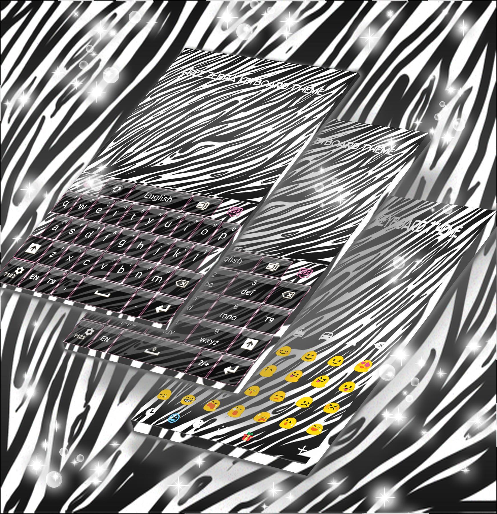 Free Zebra Keyboard Theme