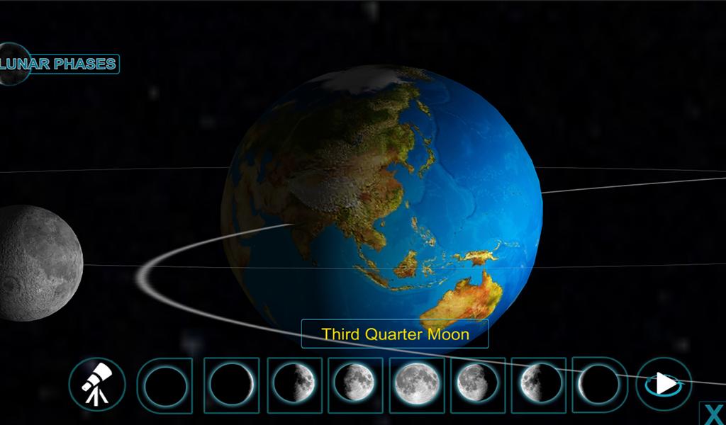 Phases Of Moon 3D