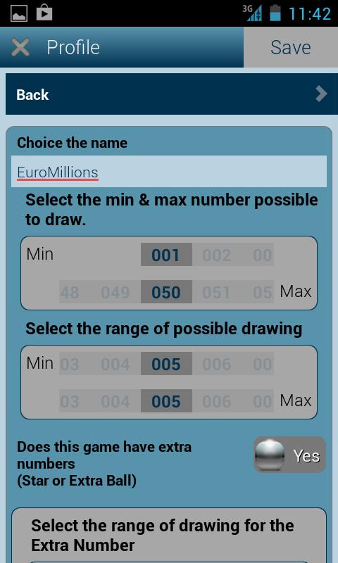 Universal Lotto Generator