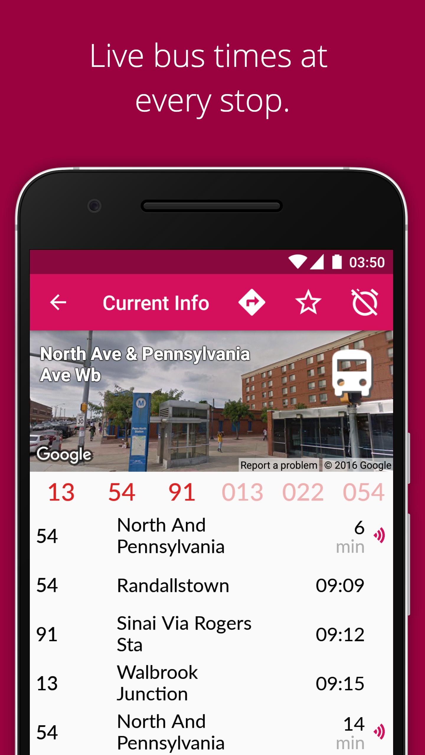 Baltimore Bus Checker - Free