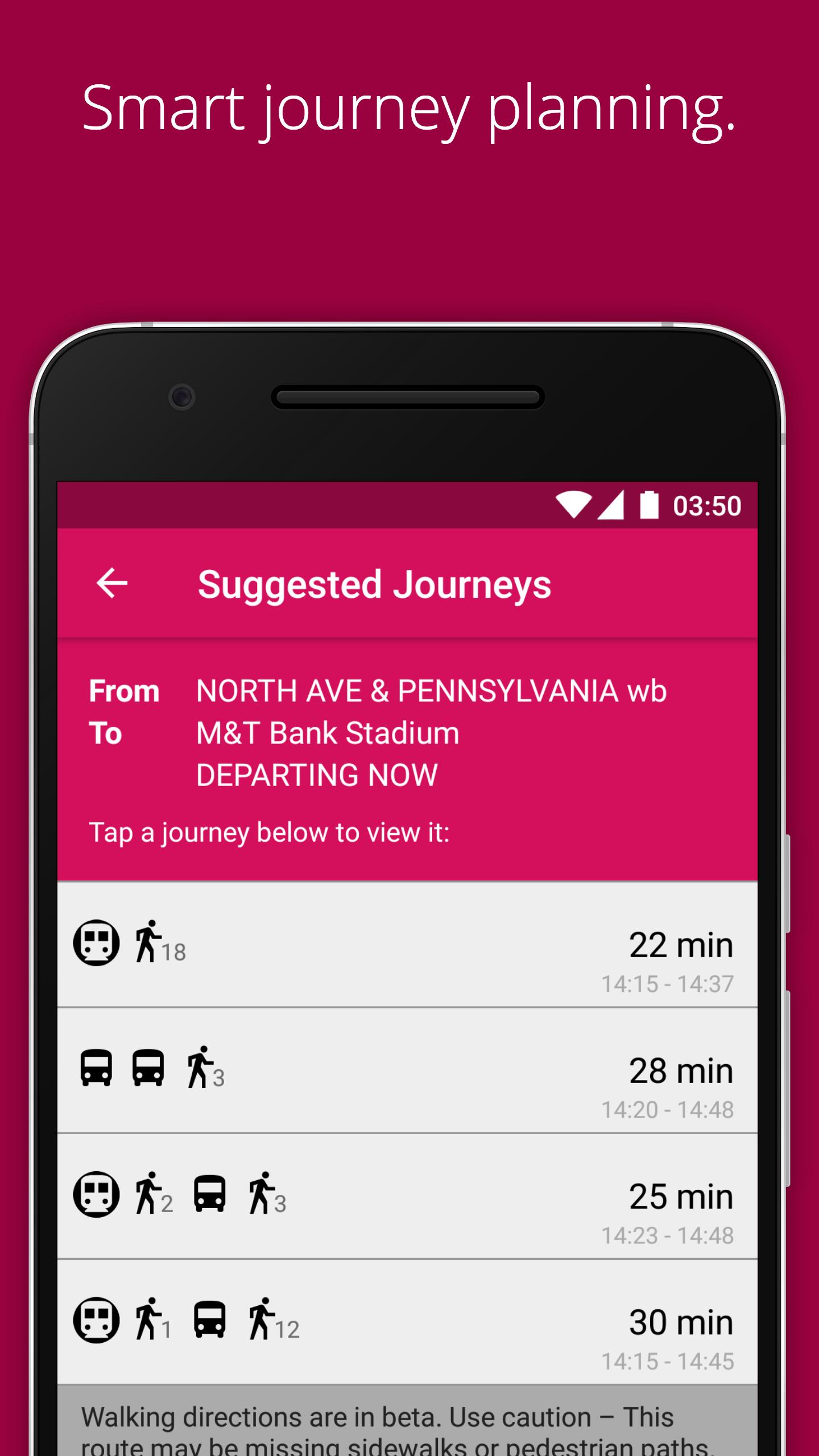 Baltimore Bus Checker - Free