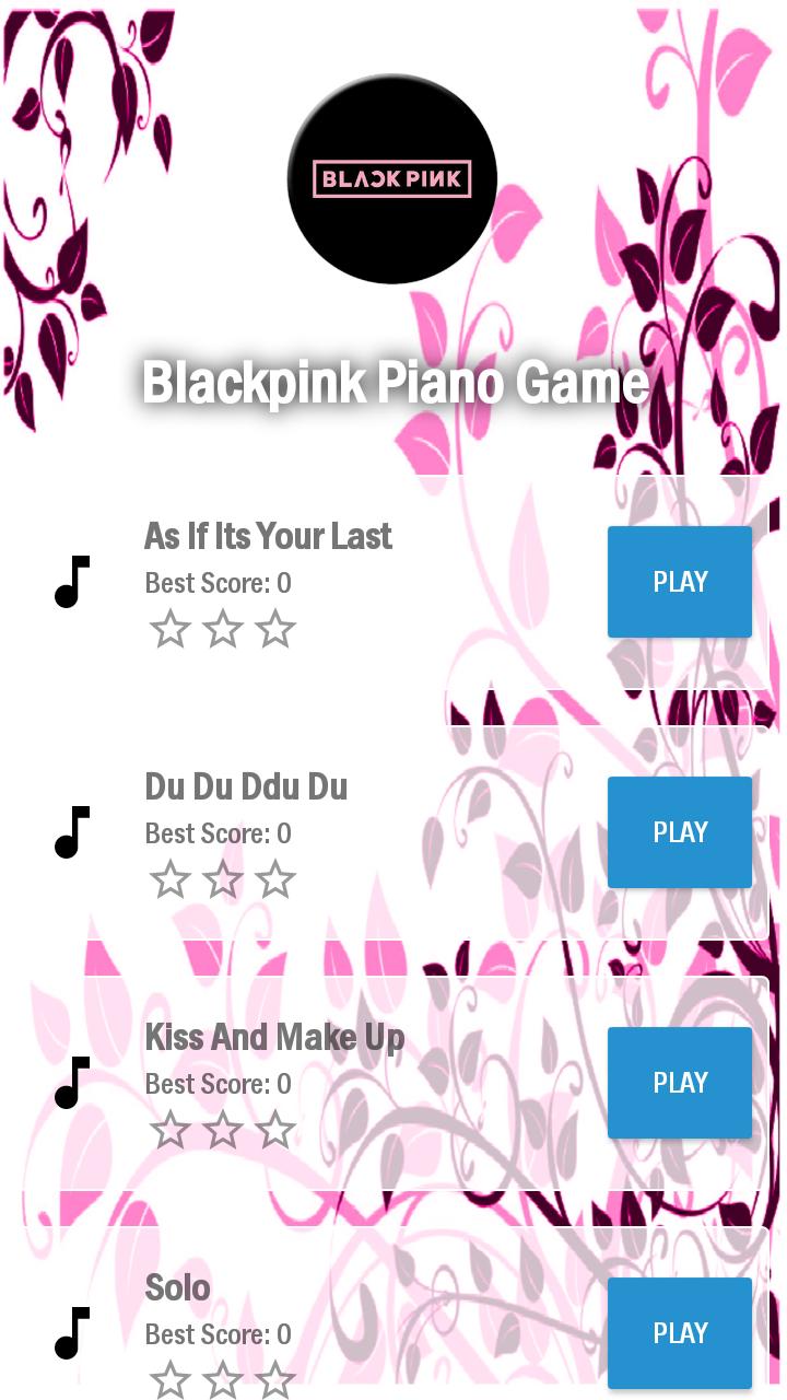 Blackpink Piano Magic Tiles