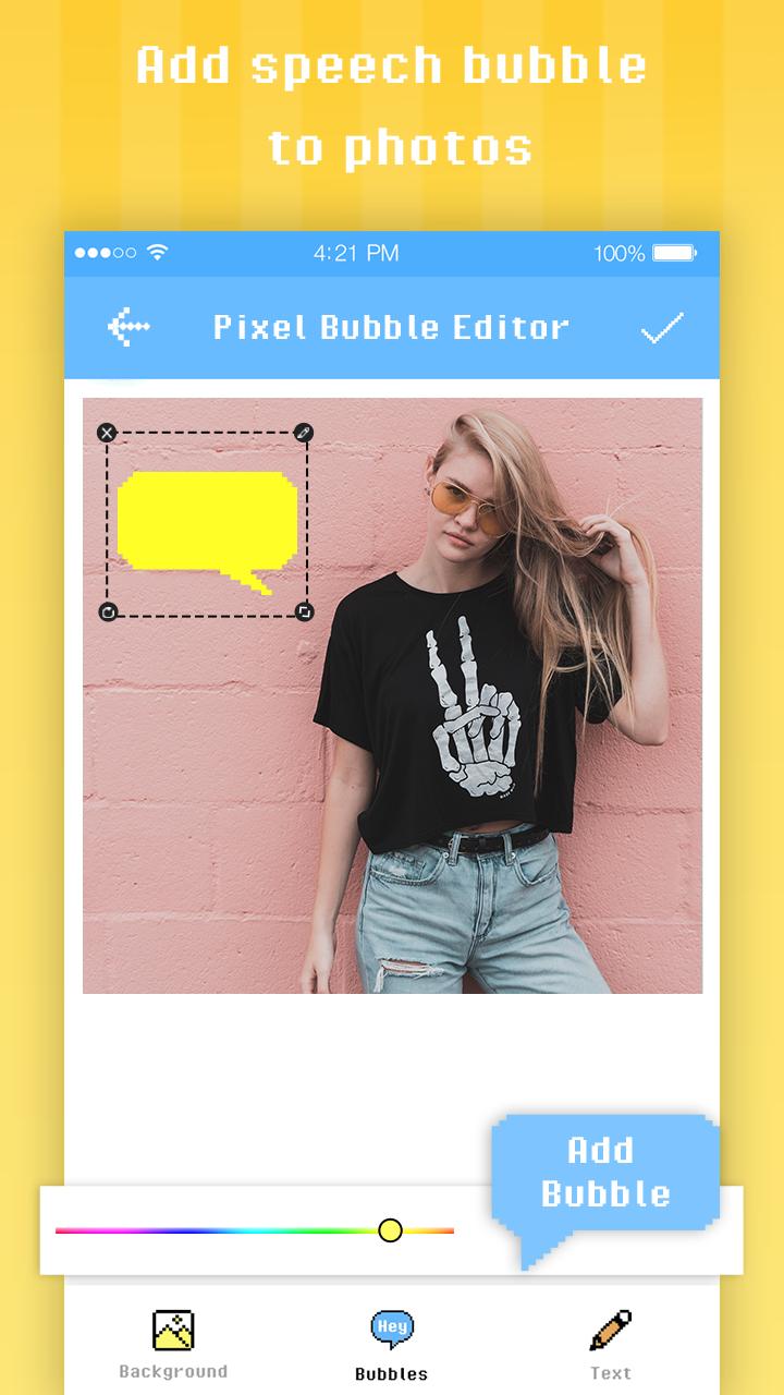 Pixel Art Speech Bubble for Comics Creation