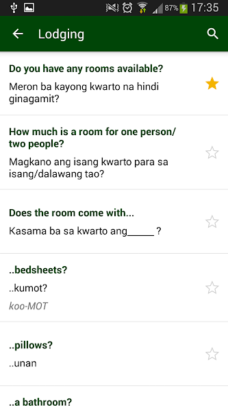 Filipino phrasebook