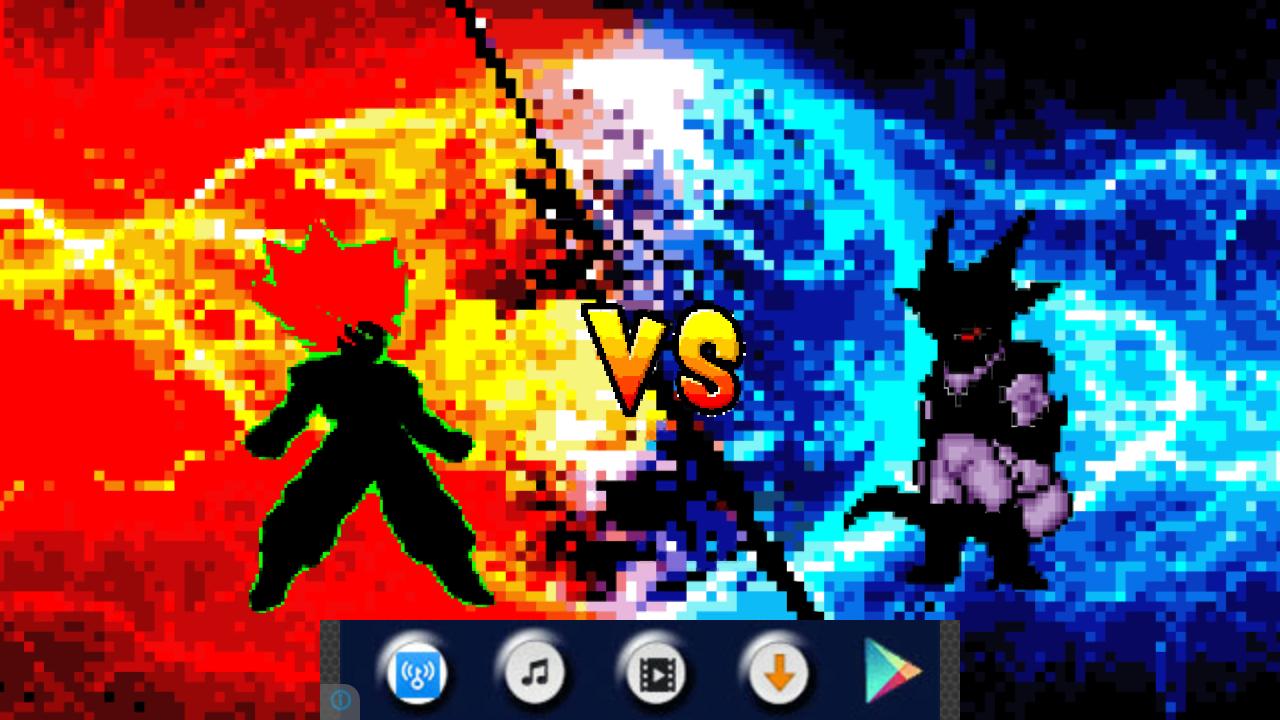 Dragon Saiyan Stickman battle