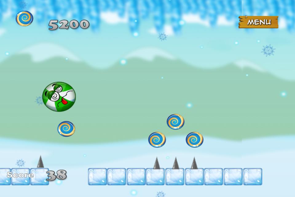 Frozen Bouncing Ball