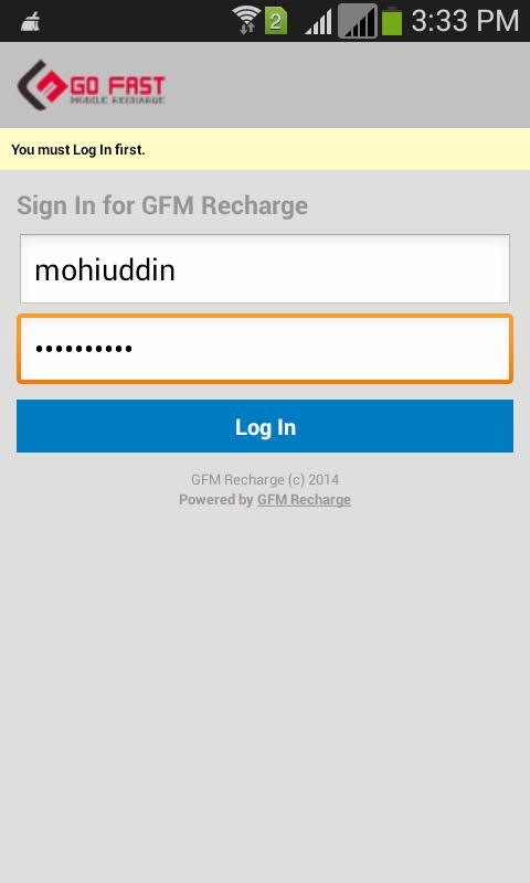 GFM Recharge