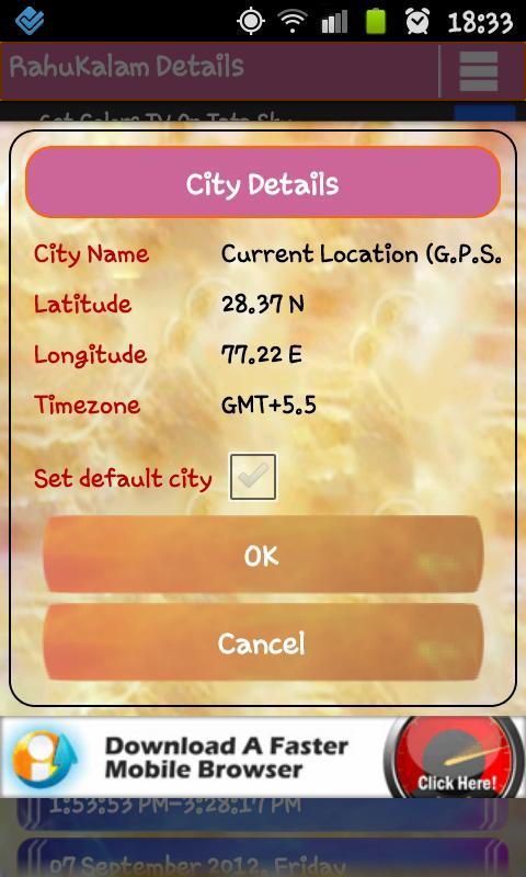 Rahukalam / Rahu Kaal