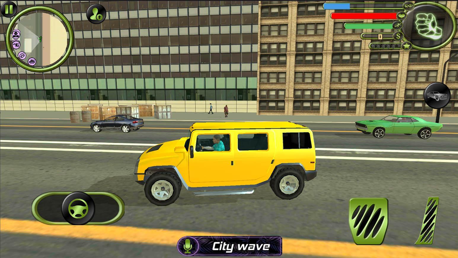 Crime City Gangster :theft car driver