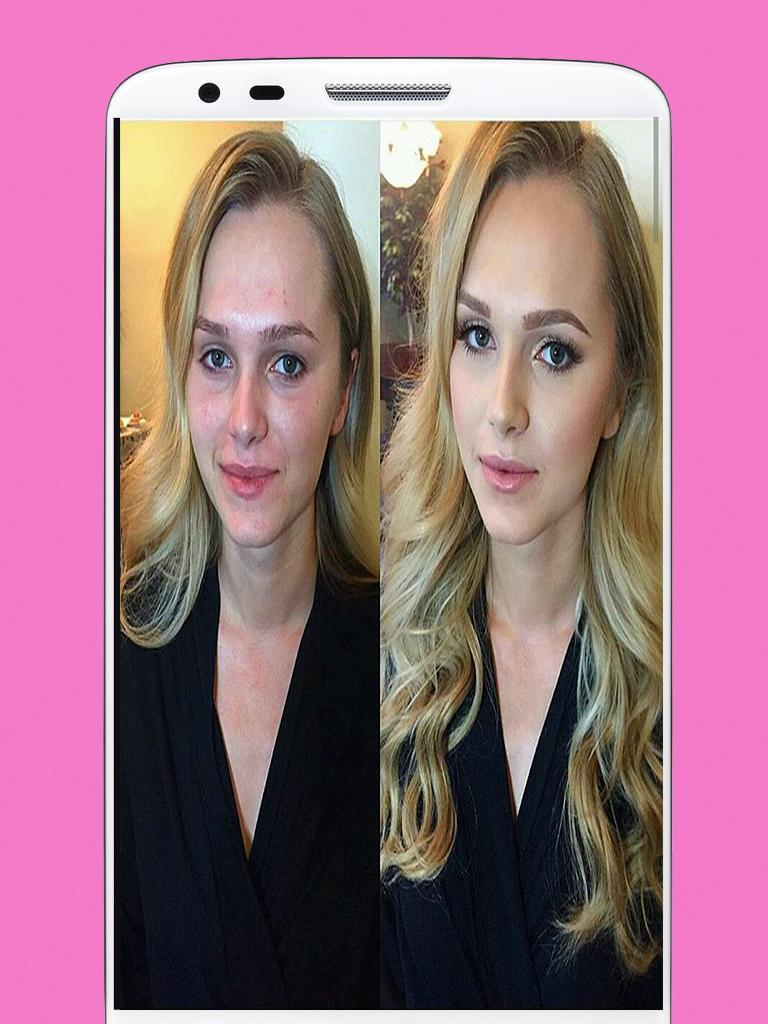 Face makeup step by step