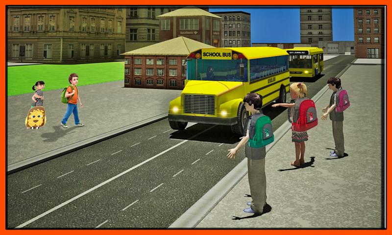 Schoolbus Driver City Drive