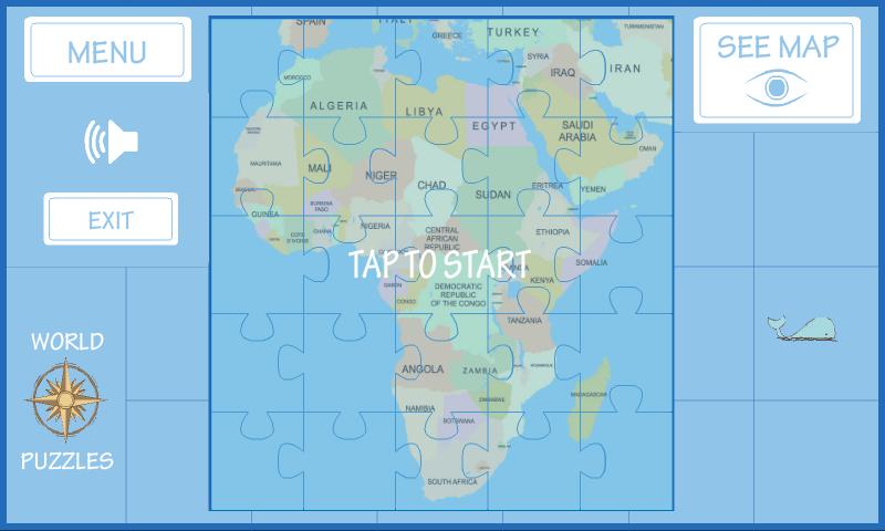 World Map Puzzle