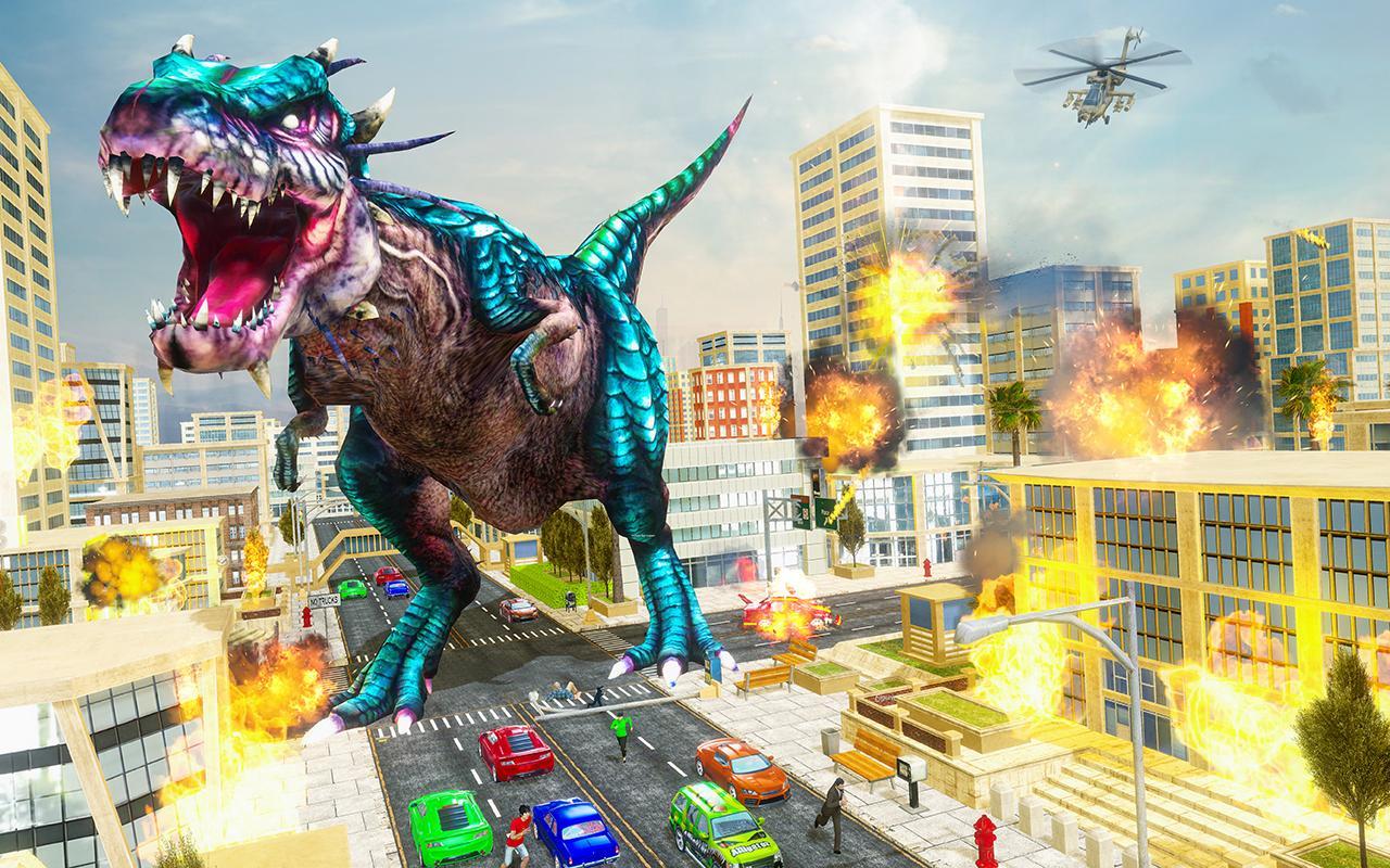 Wild Dinosaur City Rampage