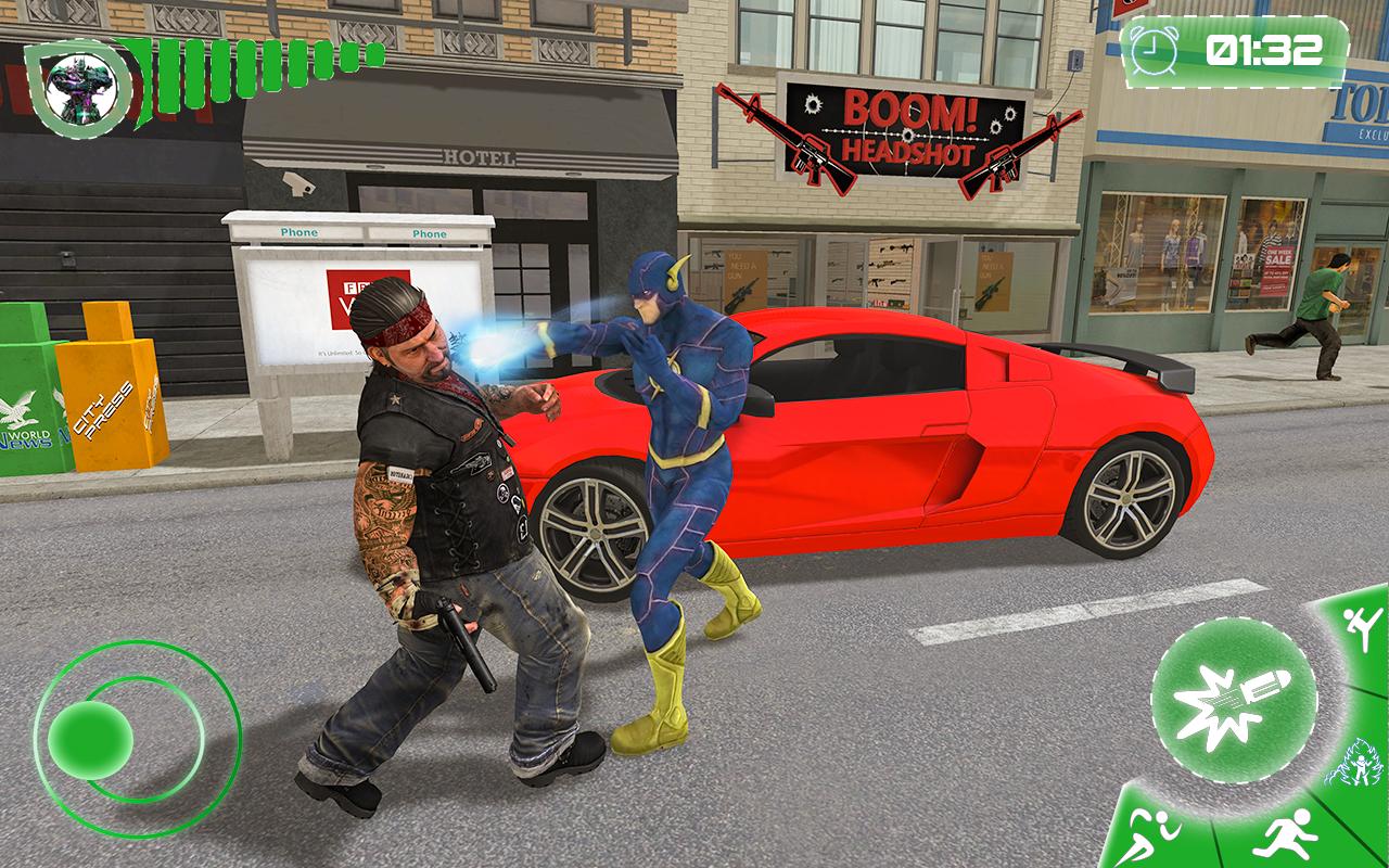 Superhero Flash Hero - Speed City Rescue Mission