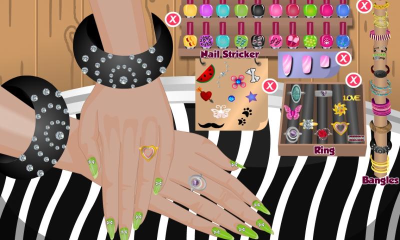 Shiny Nails - Nailsalon game