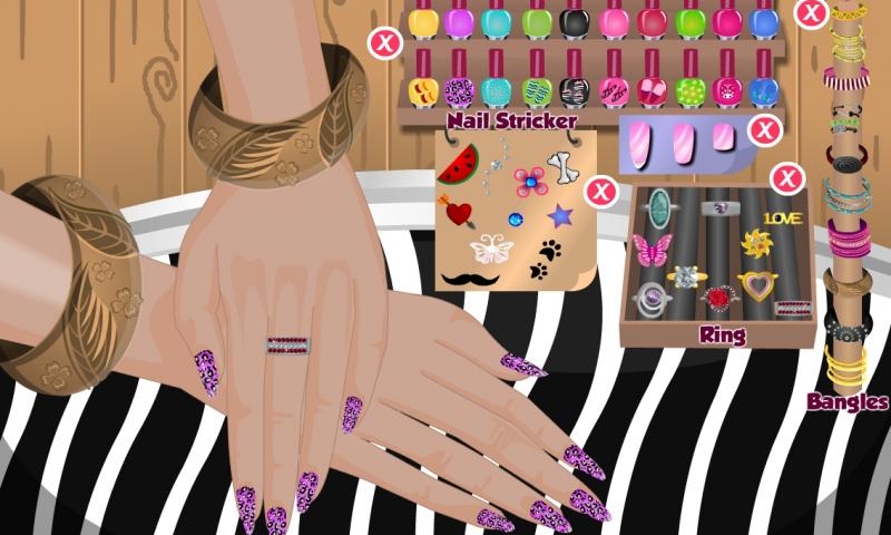 Shiny Nails - Nailsalon game