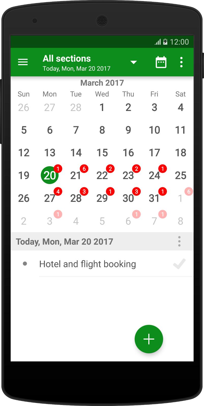 Organizer - diary, to-do, GTD