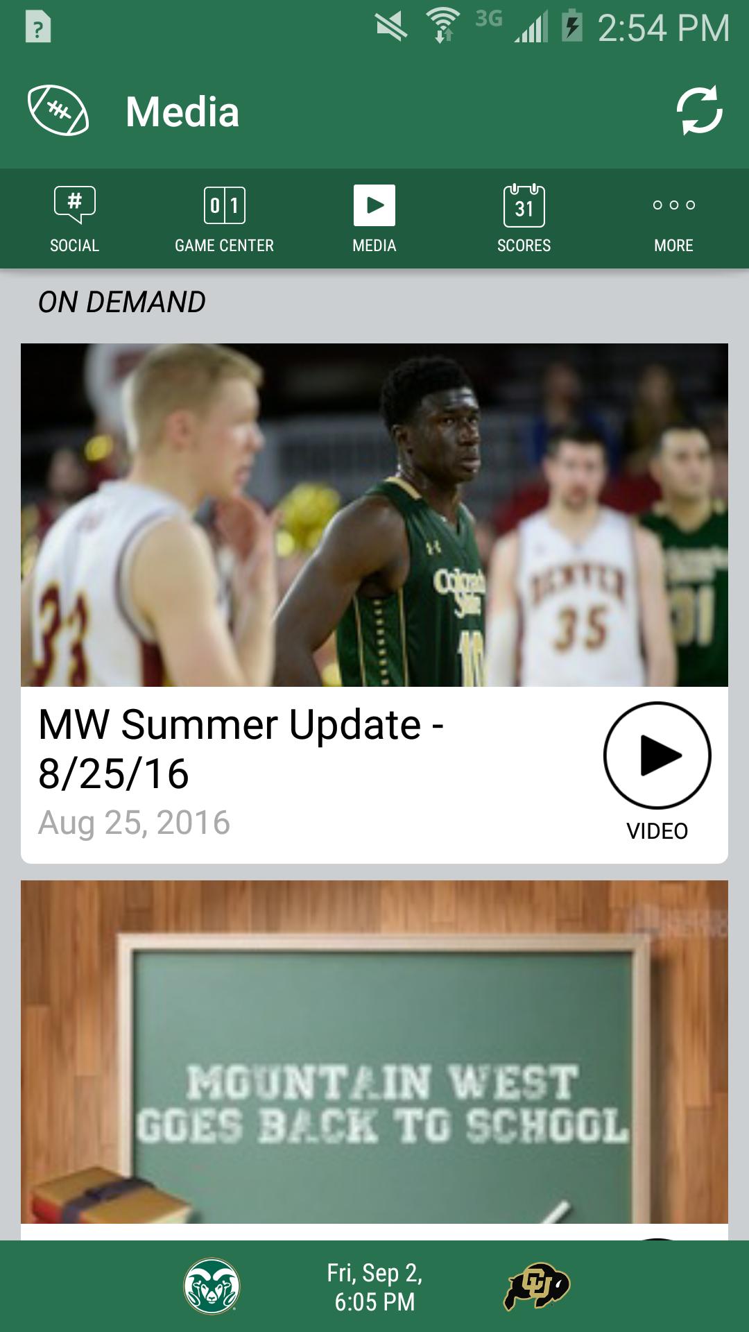 Colorado State Rams Gameday