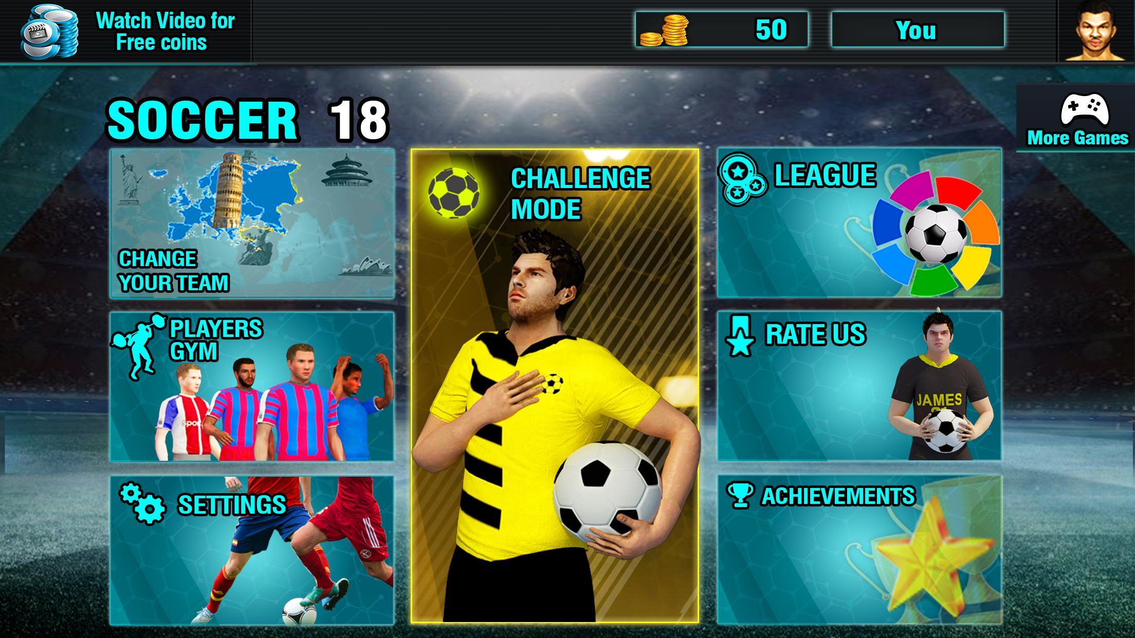 Soccer Leagues Mega Challenge 2018: Football Kings