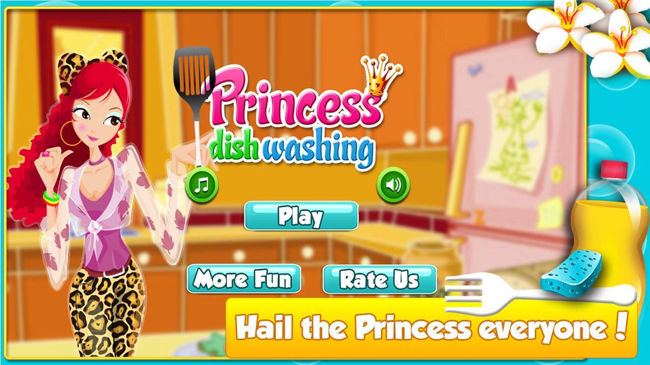 DIY - Princess Dish Washing - Cleanup Salon